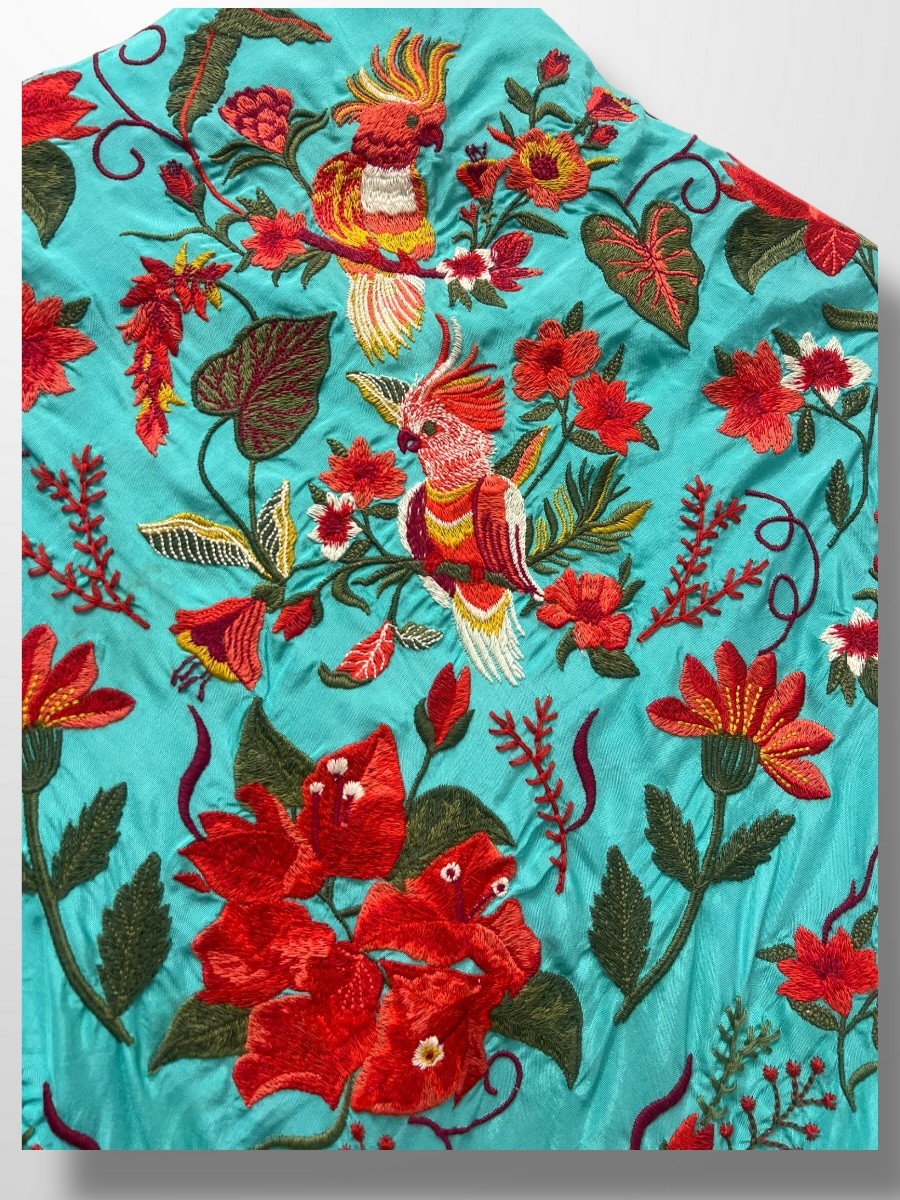 Mantoncillo Ninfa verde agua 2