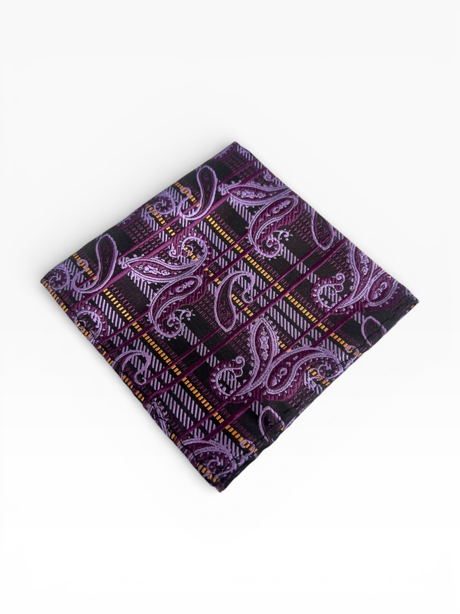 Pañuelo cachemir morado