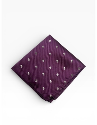 Pañuelo morado flor de lis