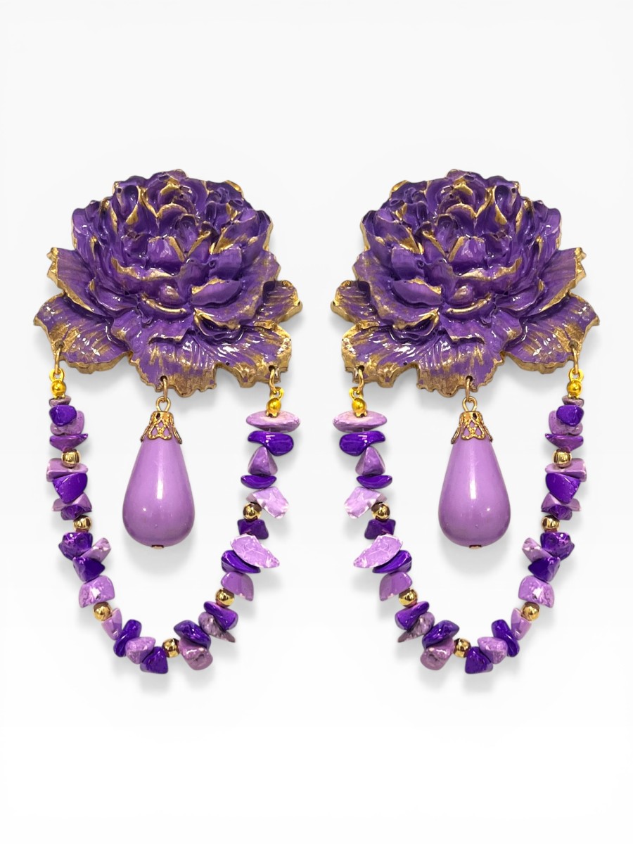 Pendientes Lavanda