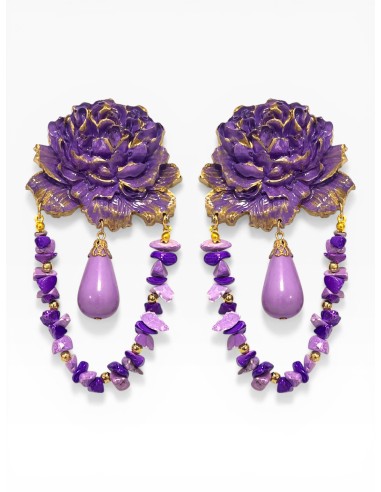 Pendientes Lavanda