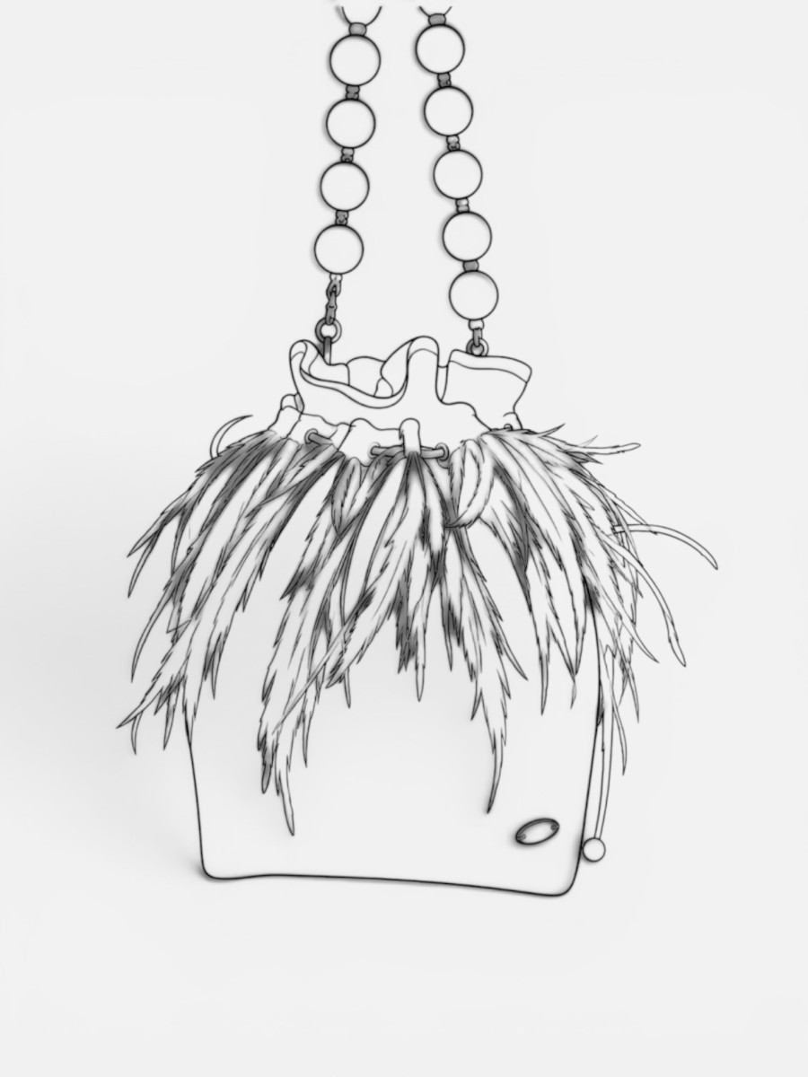 Bombonera plumas personalizada