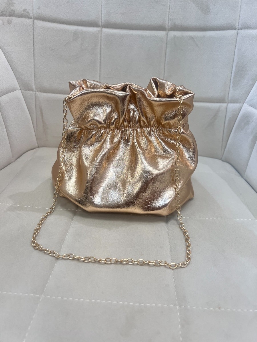 Bombonera polipiel bronce