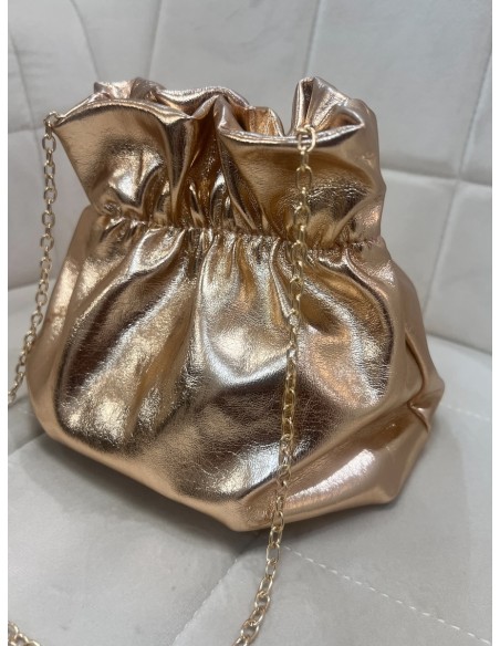 Bombonera polipiel bronce