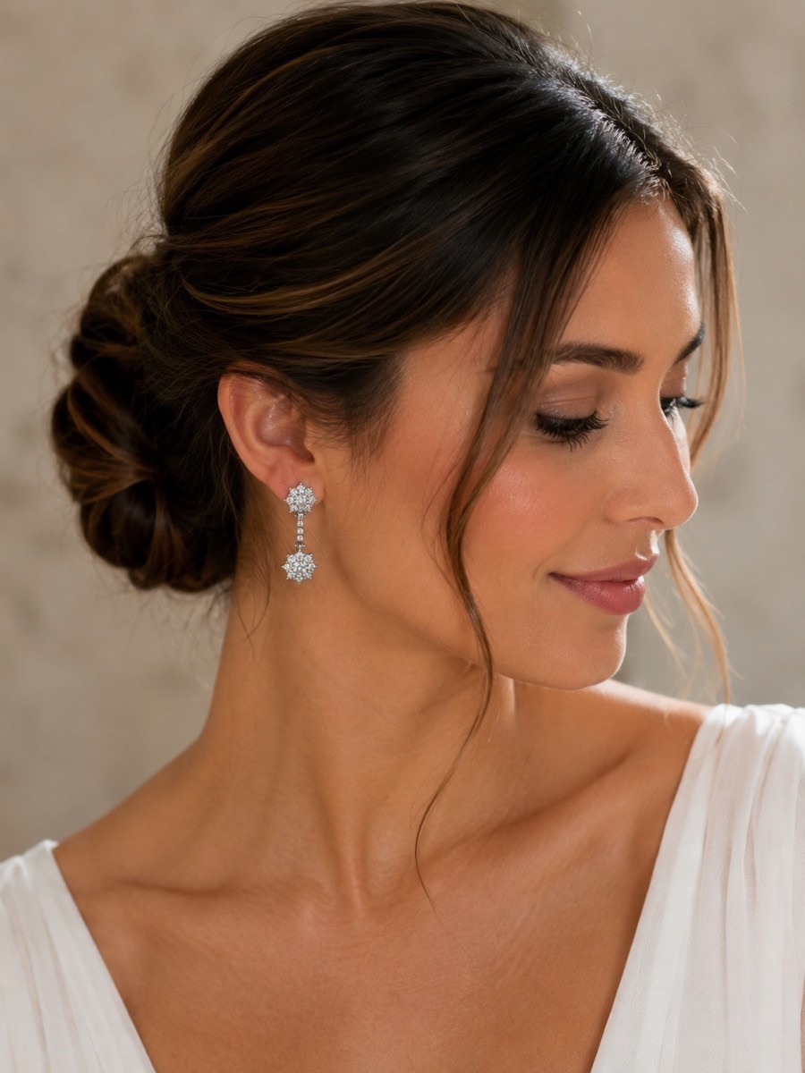 Pendientes novia Lara