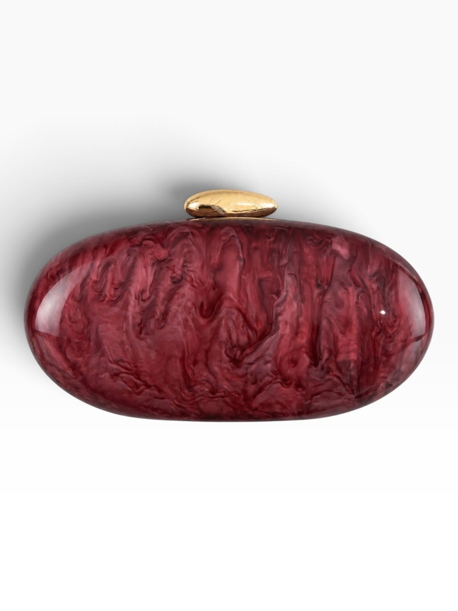 Clutch nacar Burdeos