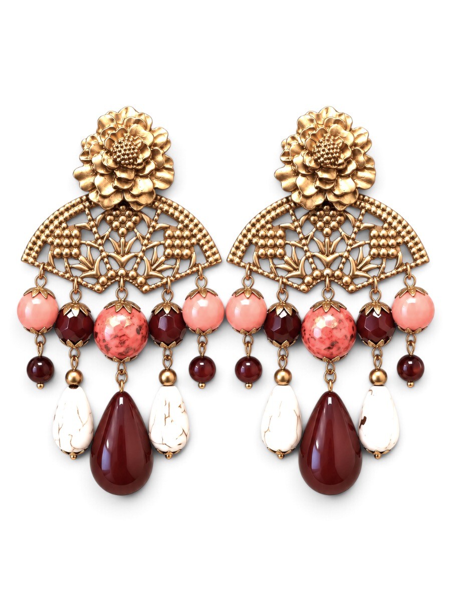 Pendientes Coral