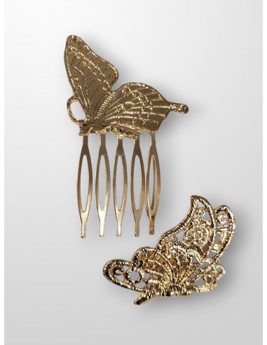 Peinecillo dorado mariposa lateral