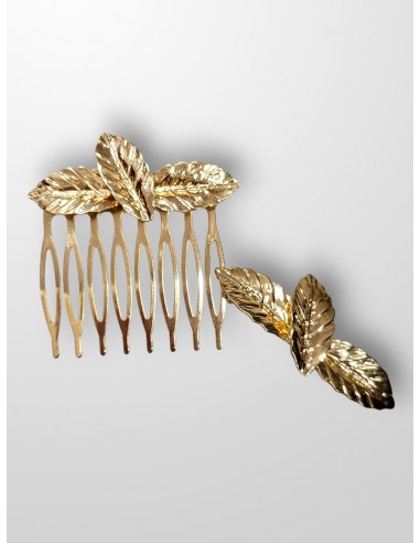 Peinecillo dorado hojas olivo