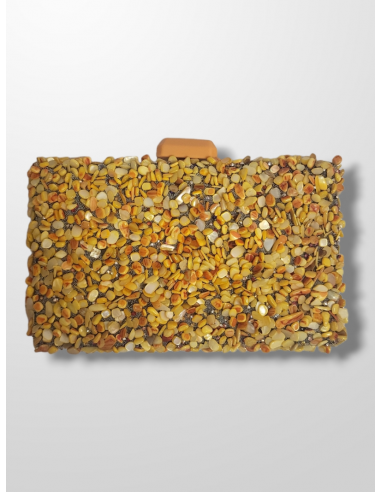 Clutch piedras mostaza