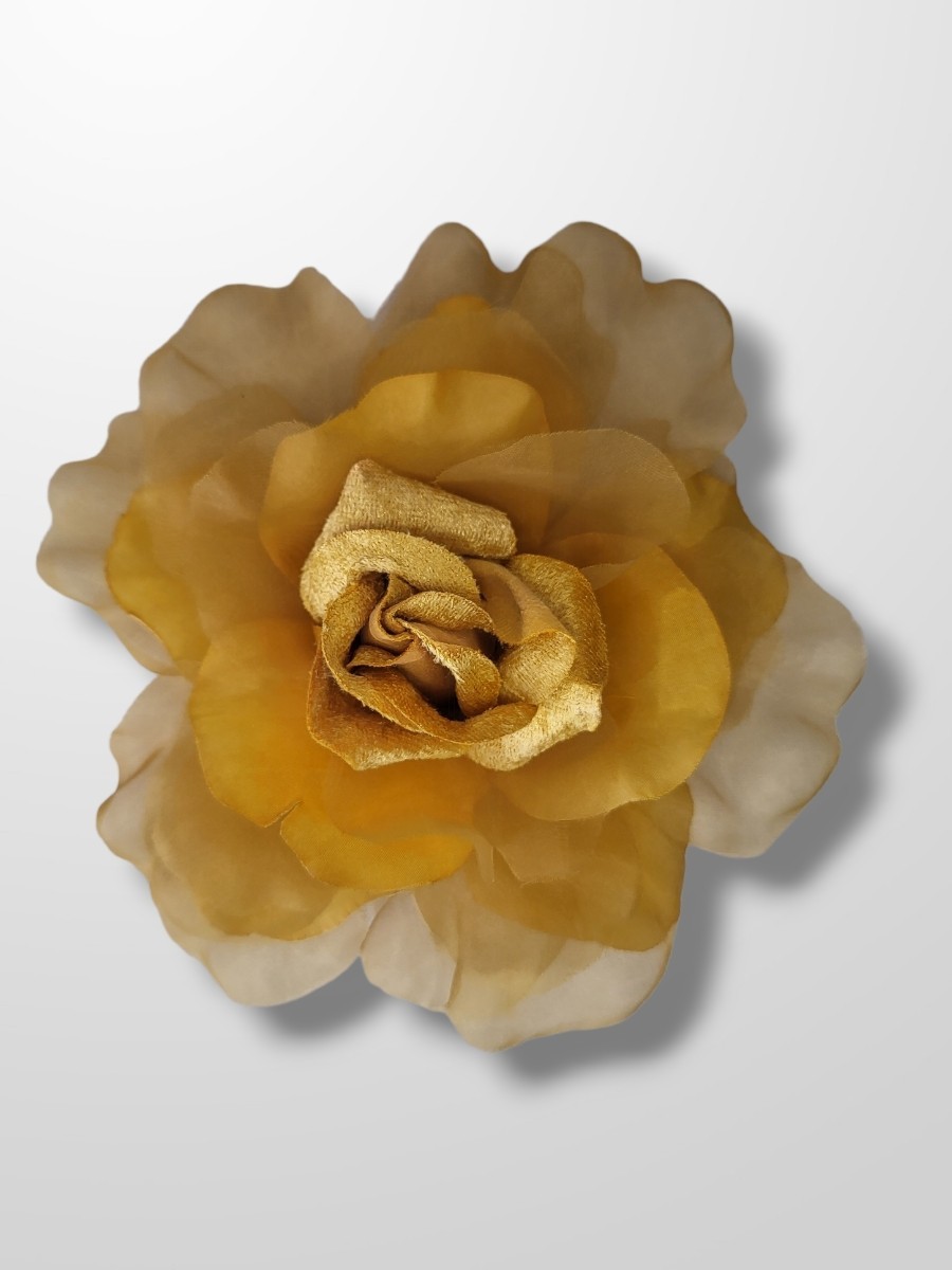 Rosa de seda 17 cm 2