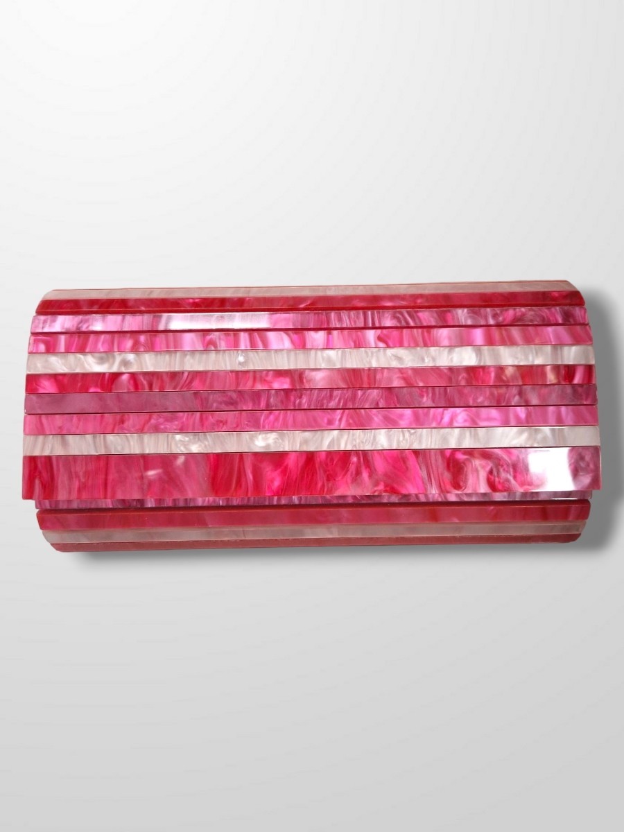 Cartera nacar rayas 2