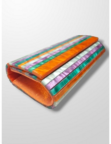 Cartera nacar rayas
