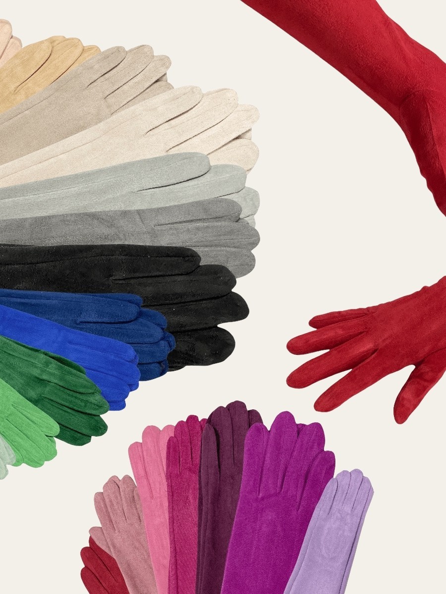 Guantes antelina largos