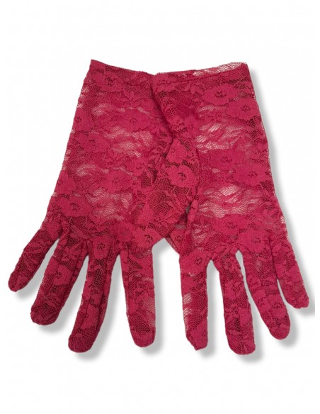 Guantes encaje cortos