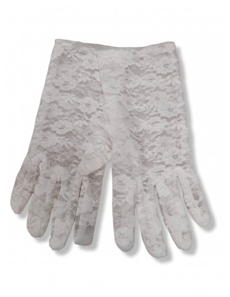 Guantes encaje cortos