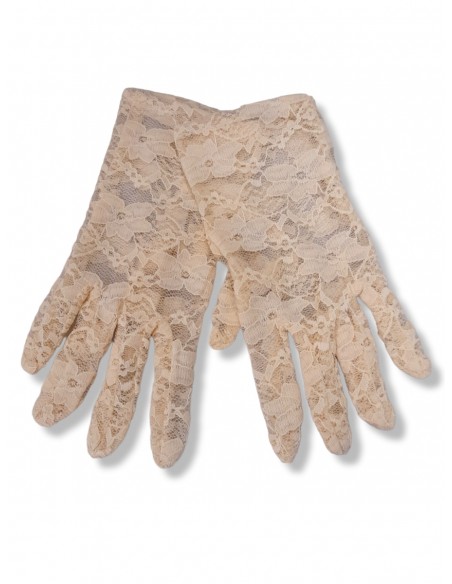 Guantes encaje cortos