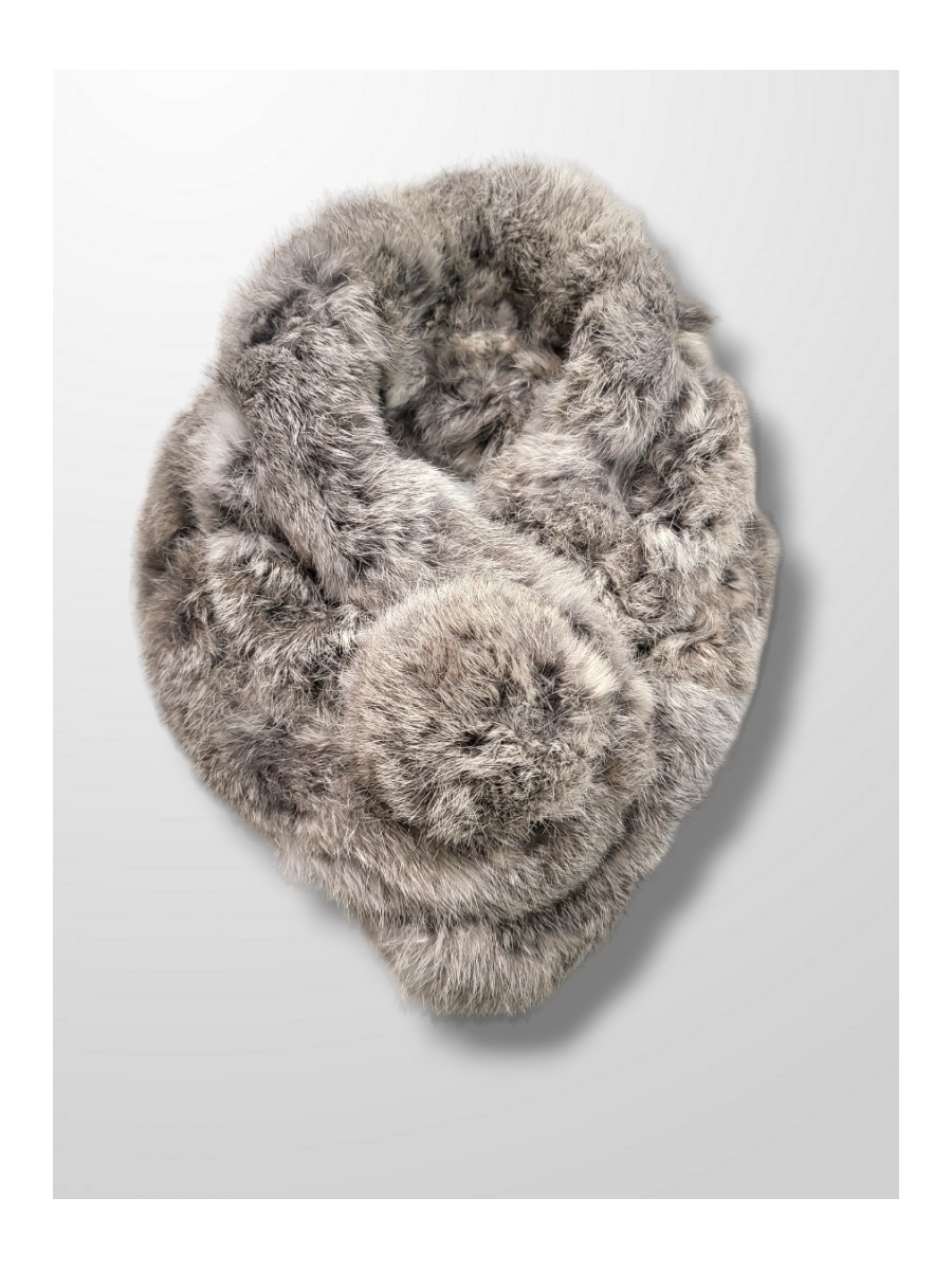 Cuello de pelo natural