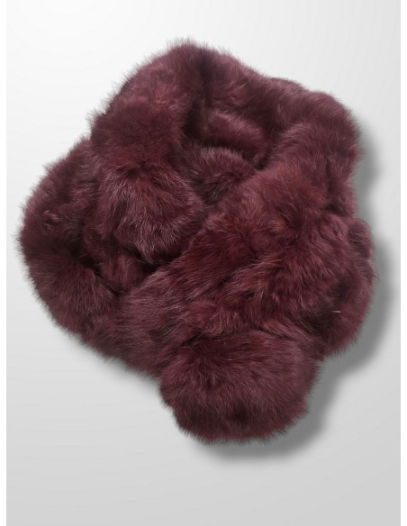 Cuello de pelo natural