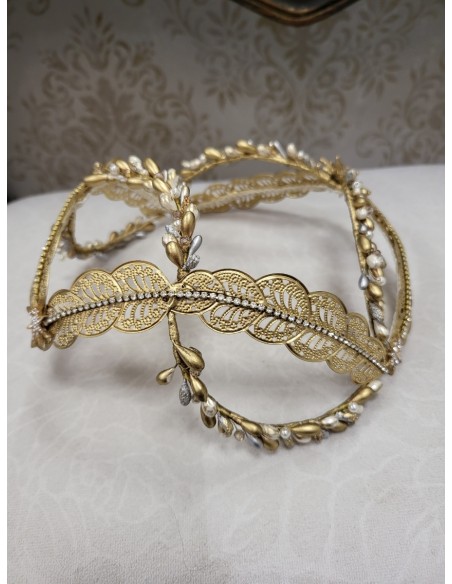 Corona de novia envolvente Raquel