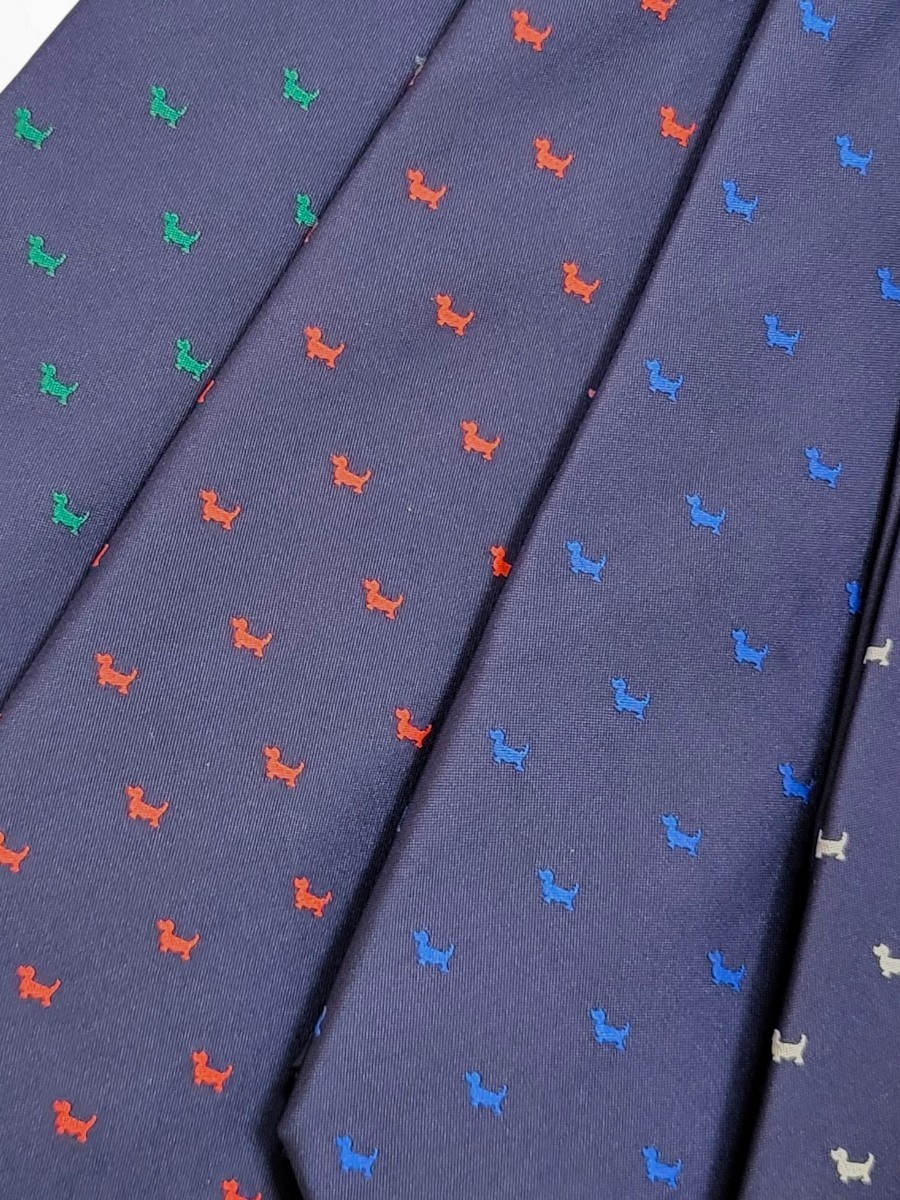 Corbata azul con perritos 2