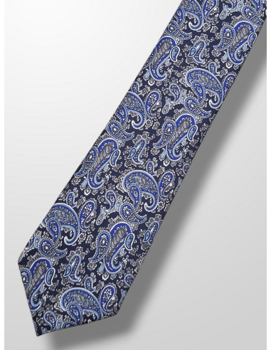 Corbata azul cachemir