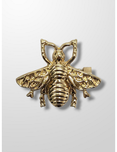 Broche dorado abeja