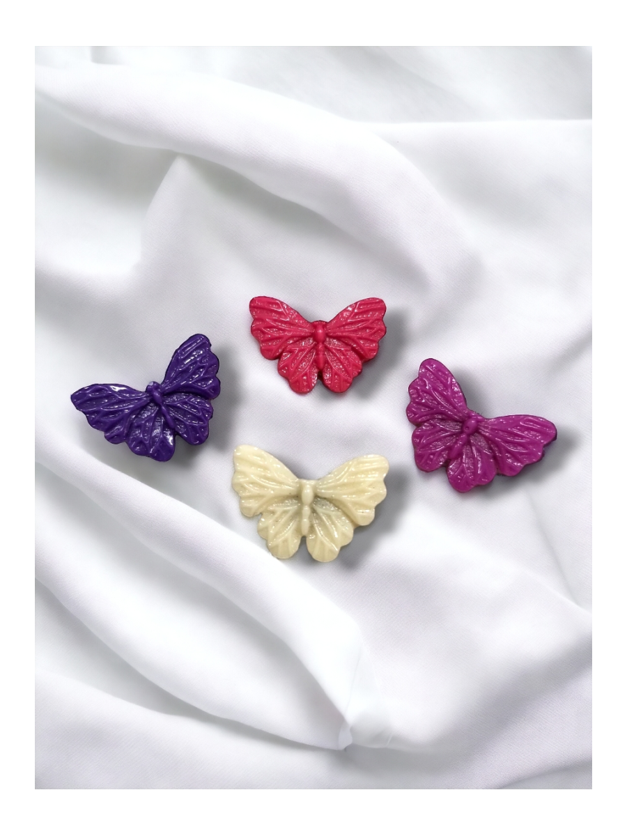 Broche mariposa resina peque