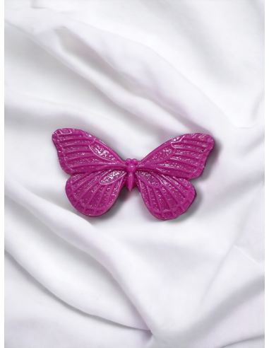 Broche mariposa resina mediano