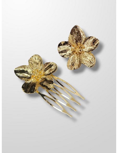 Peinecillo dorado flor de cerezo