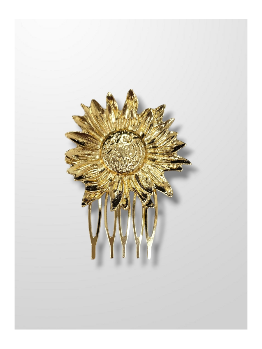 Peinecillo dorado girasol maxi