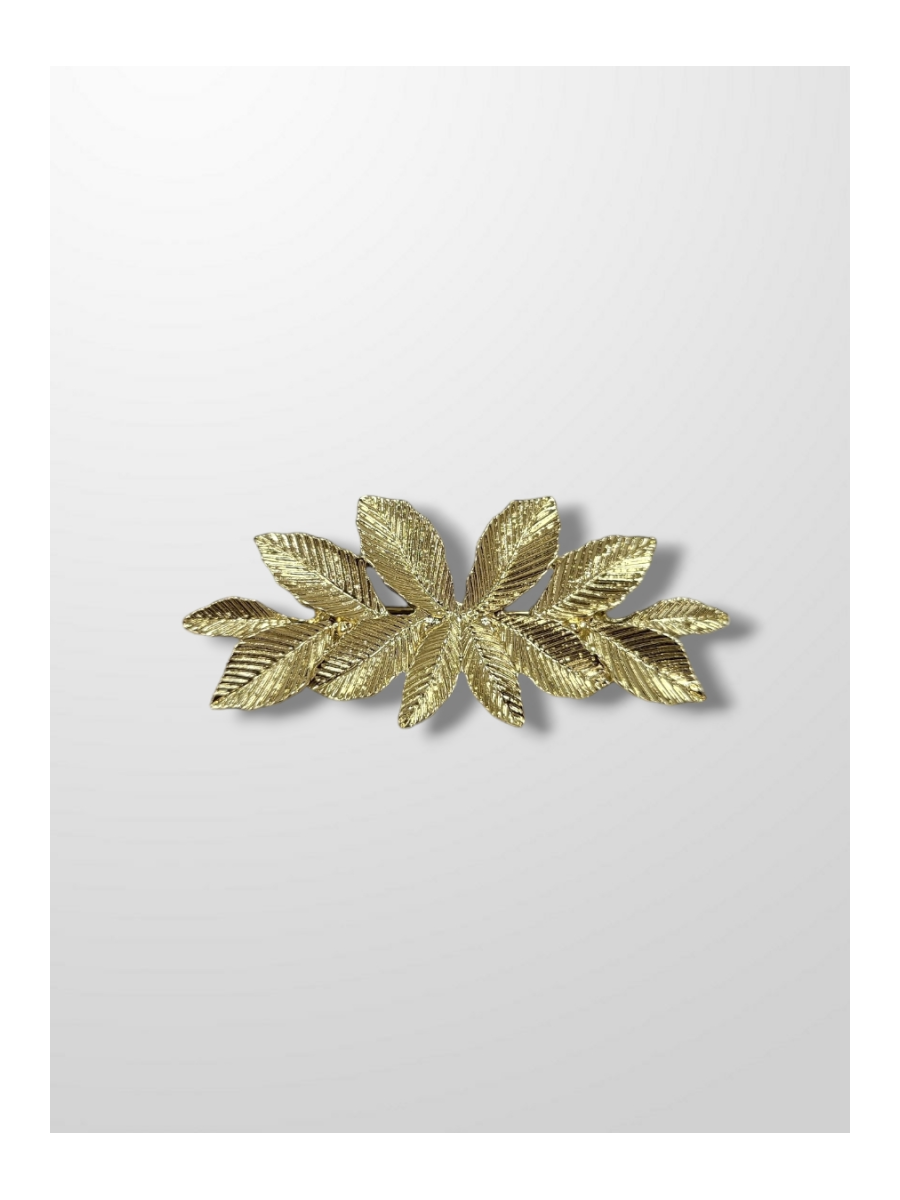 Broche hojas
