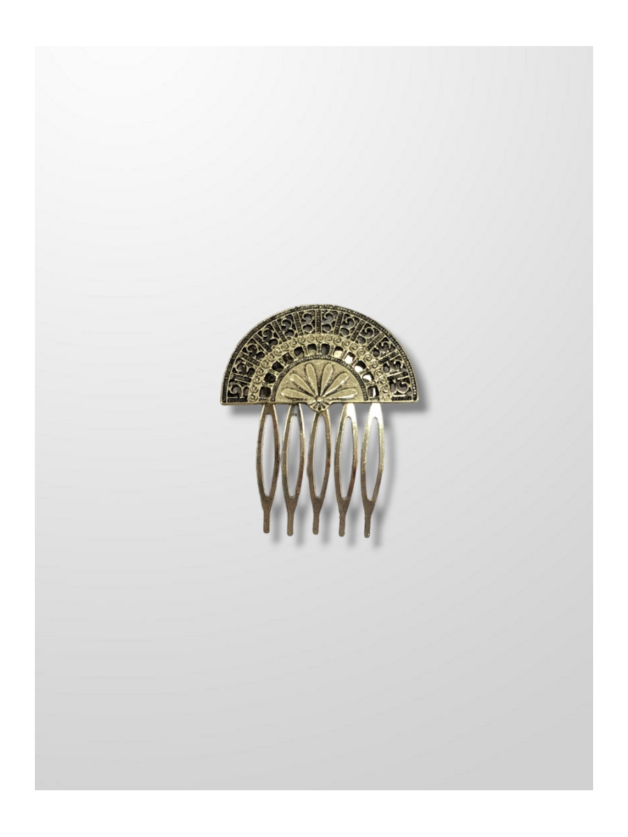 Peinecillo bronce abanico peque