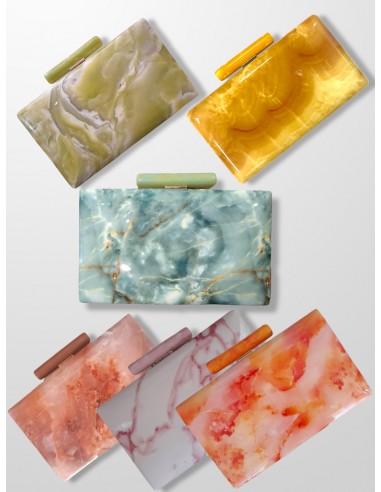 Clutch acolchado Marmolado